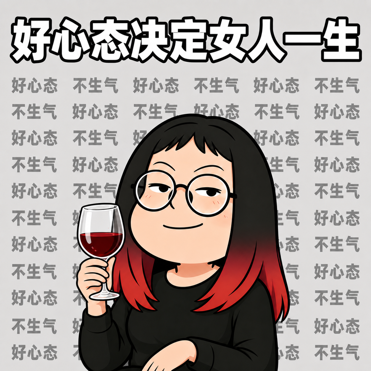 小韩表情包：好心态